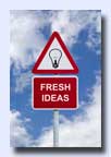 fresh ideas sign